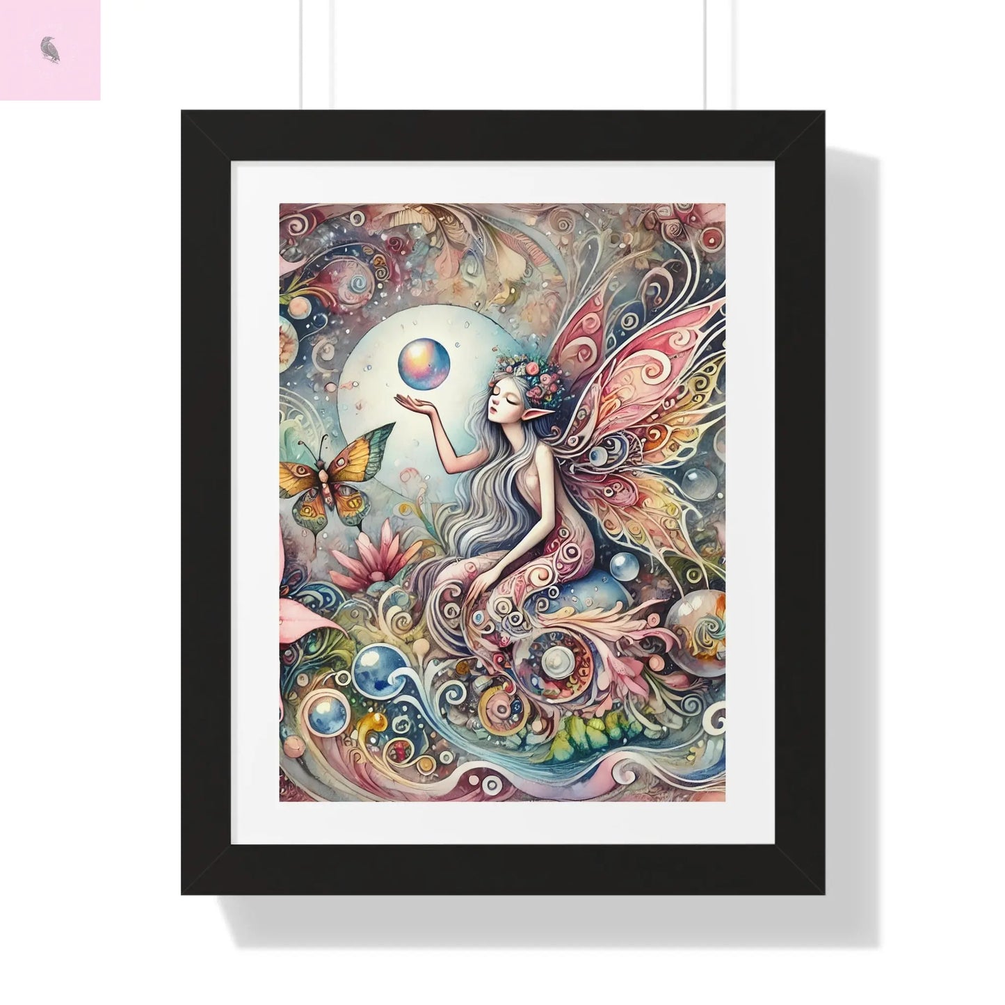 Mystical Fairy framed wall art. - The flirty crow