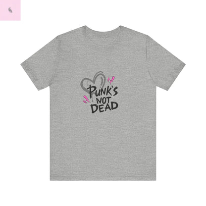 Punks Not Dead Cute Trendy Unisex Tshirt, Fashion Tee, Graphic Tee, Hipster Shirt, Alternative Clothing, Music Lover Gift the flirty crow