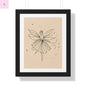 Whimsical Fairy Framed Vertical wall art - Enchanting Home Decor for fairy Lovers - The flirty crow
