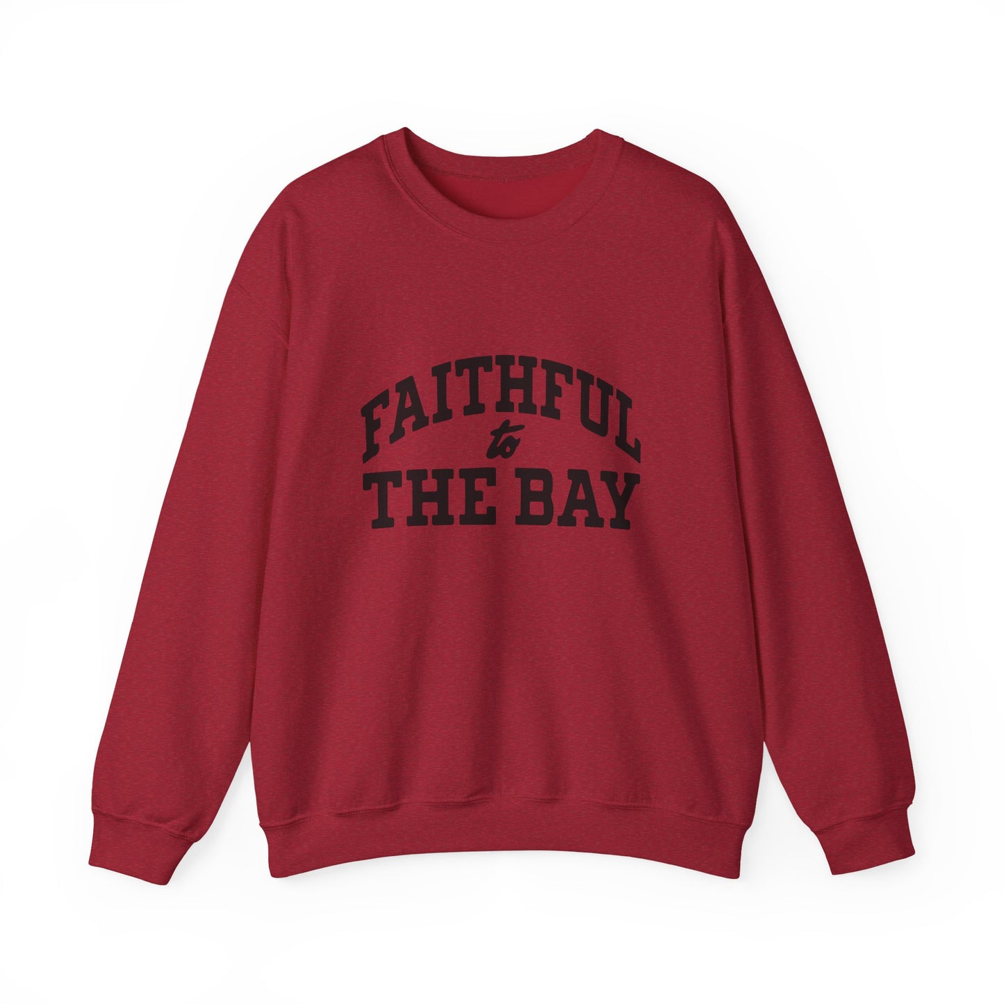 Faithful to the Bay Crewneck Sweatshirt, Personalized 'Warner 54' Team-Style Pullover