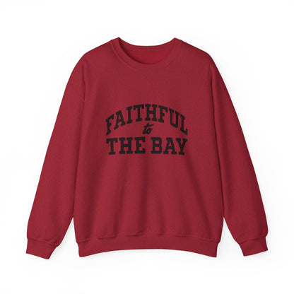Faithful to the Bay Crewneck Sweatshirt, Personalized 'Warner 54' Team-Style Pullover
