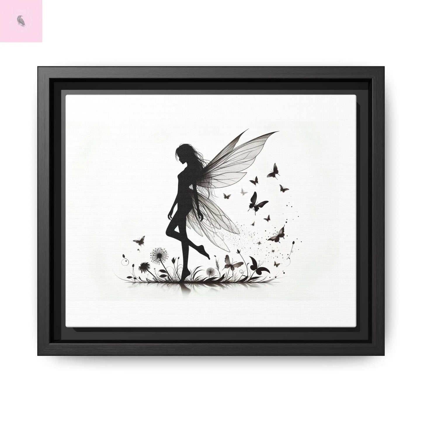 Fairy Canvas Wall Art - The flirty crow