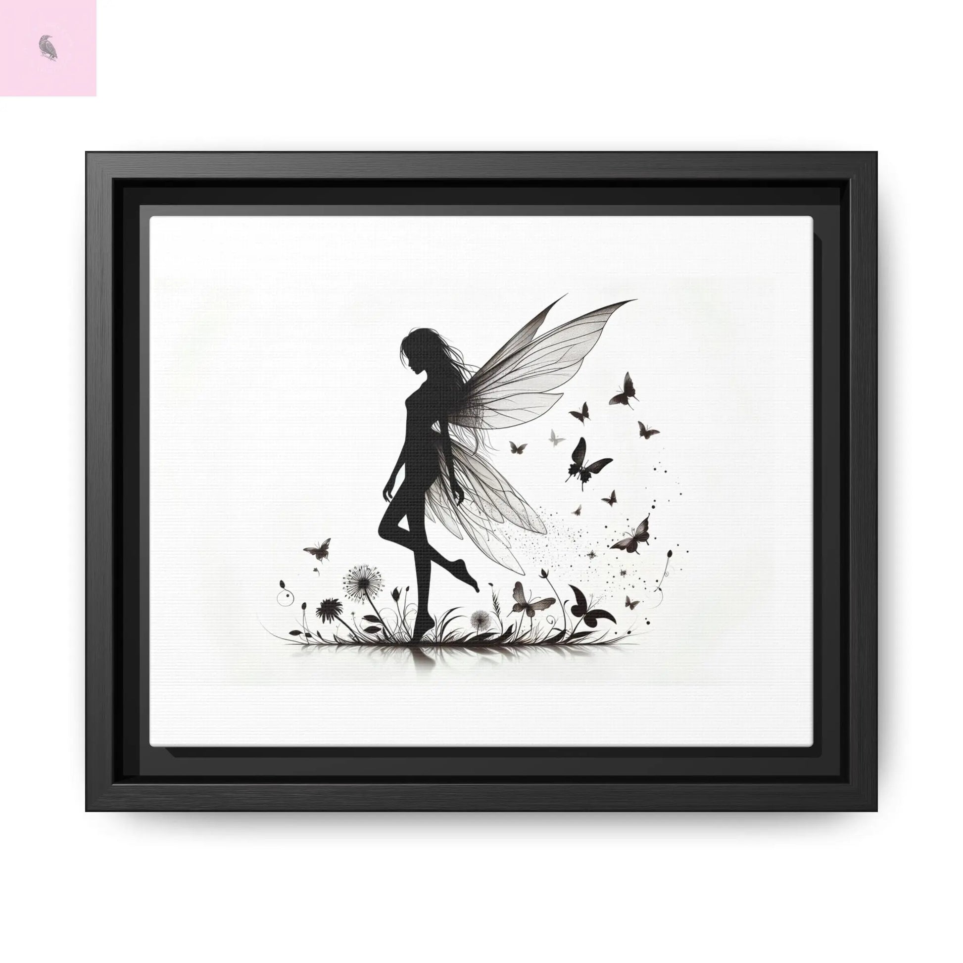 Fairy Canvas Wall Art - The flirty crow