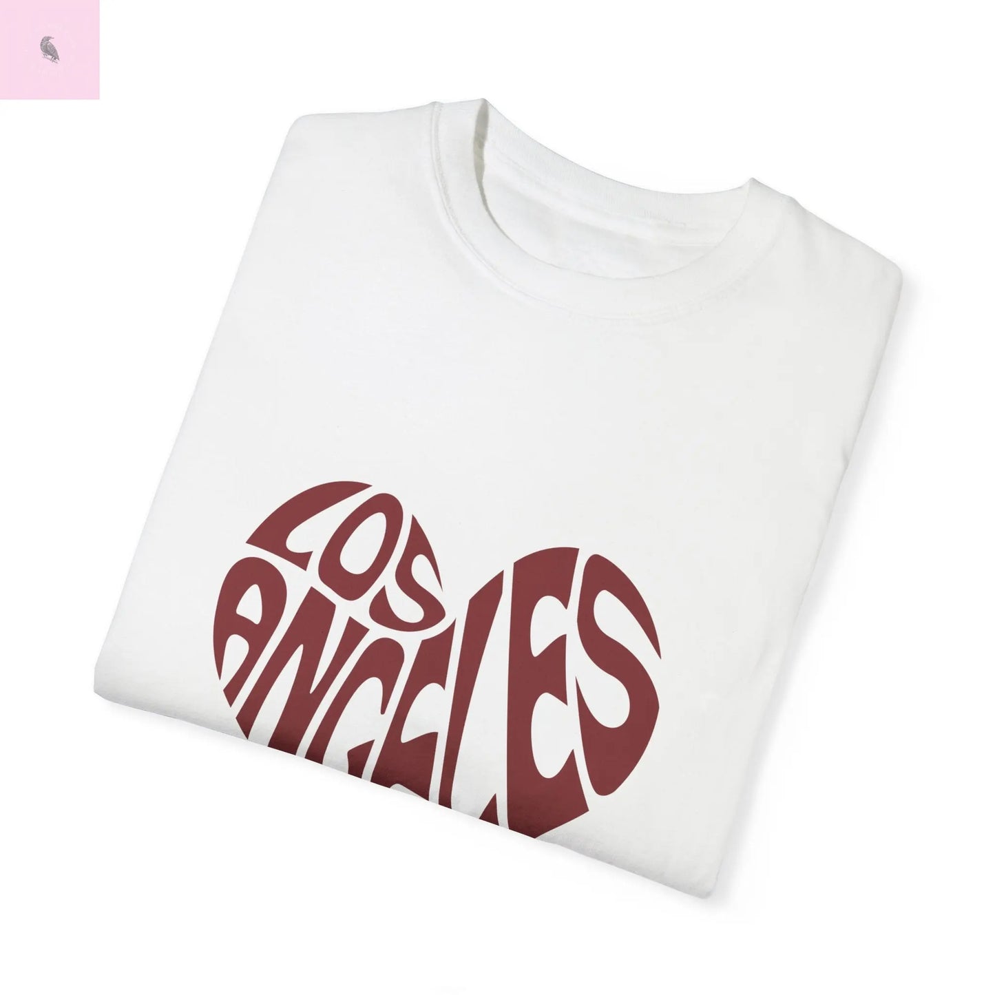 Los Angeles Heart Unisex Custom Colors  T-Shirt the flirty crow