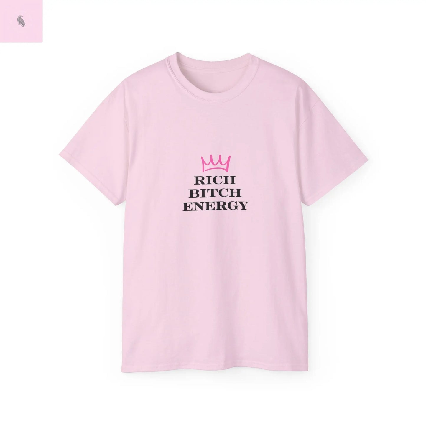 Graphic Tee - Rich Bitch Energy Unisex Ultra Cotton Tee The flirty crow