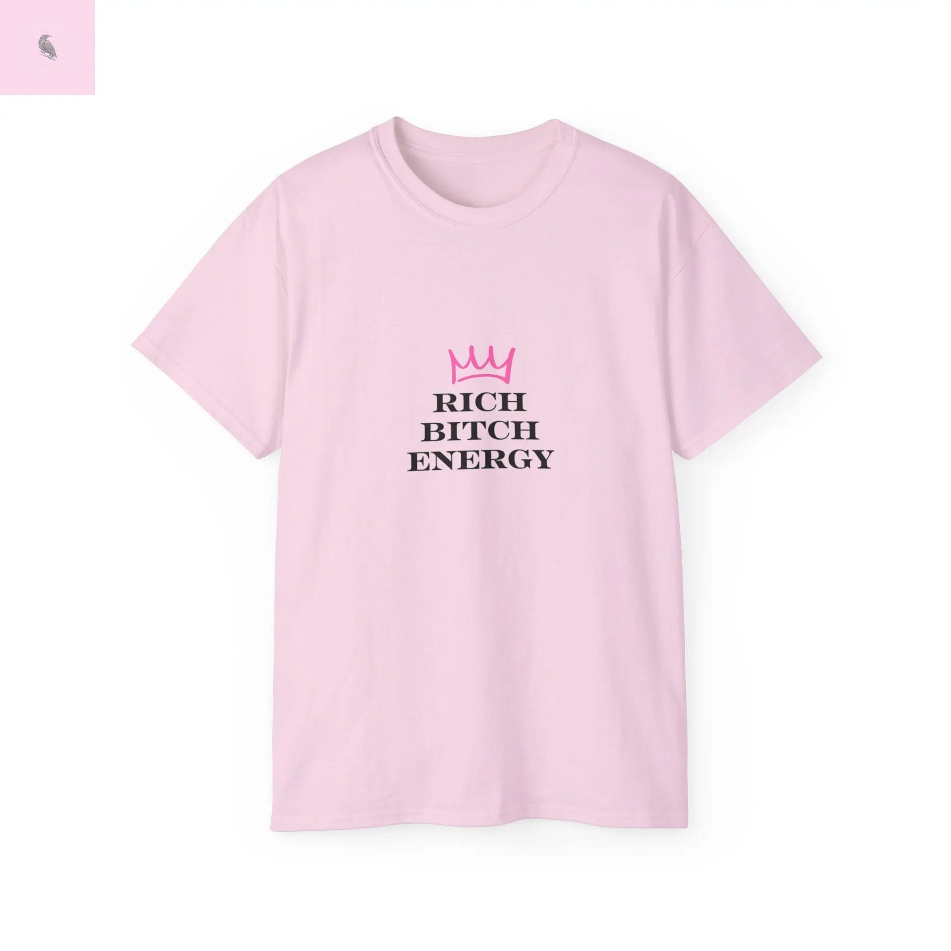 Graphic Tee - Rich Bitch Energy Unisex Ultra Cotton Tee The flirty crow