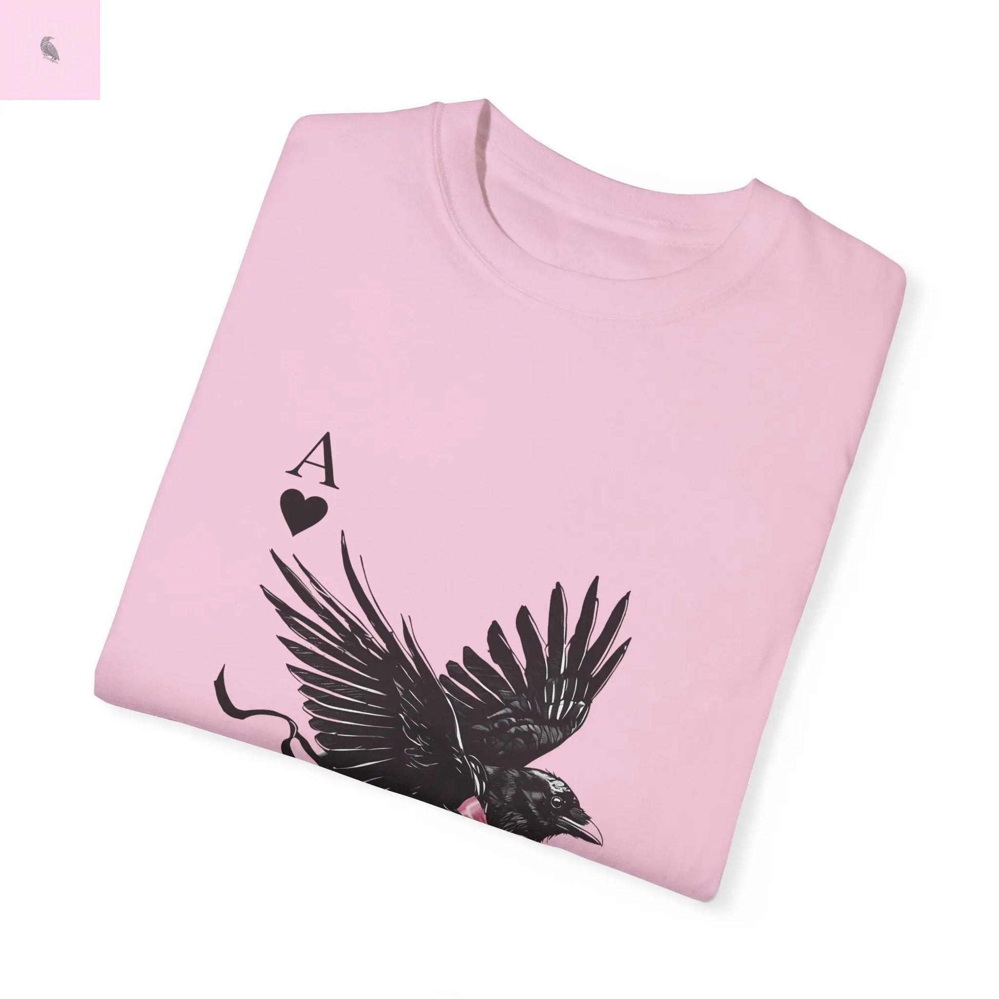 Crow Lovers Comfort Colors T-shirt - The flirty crow