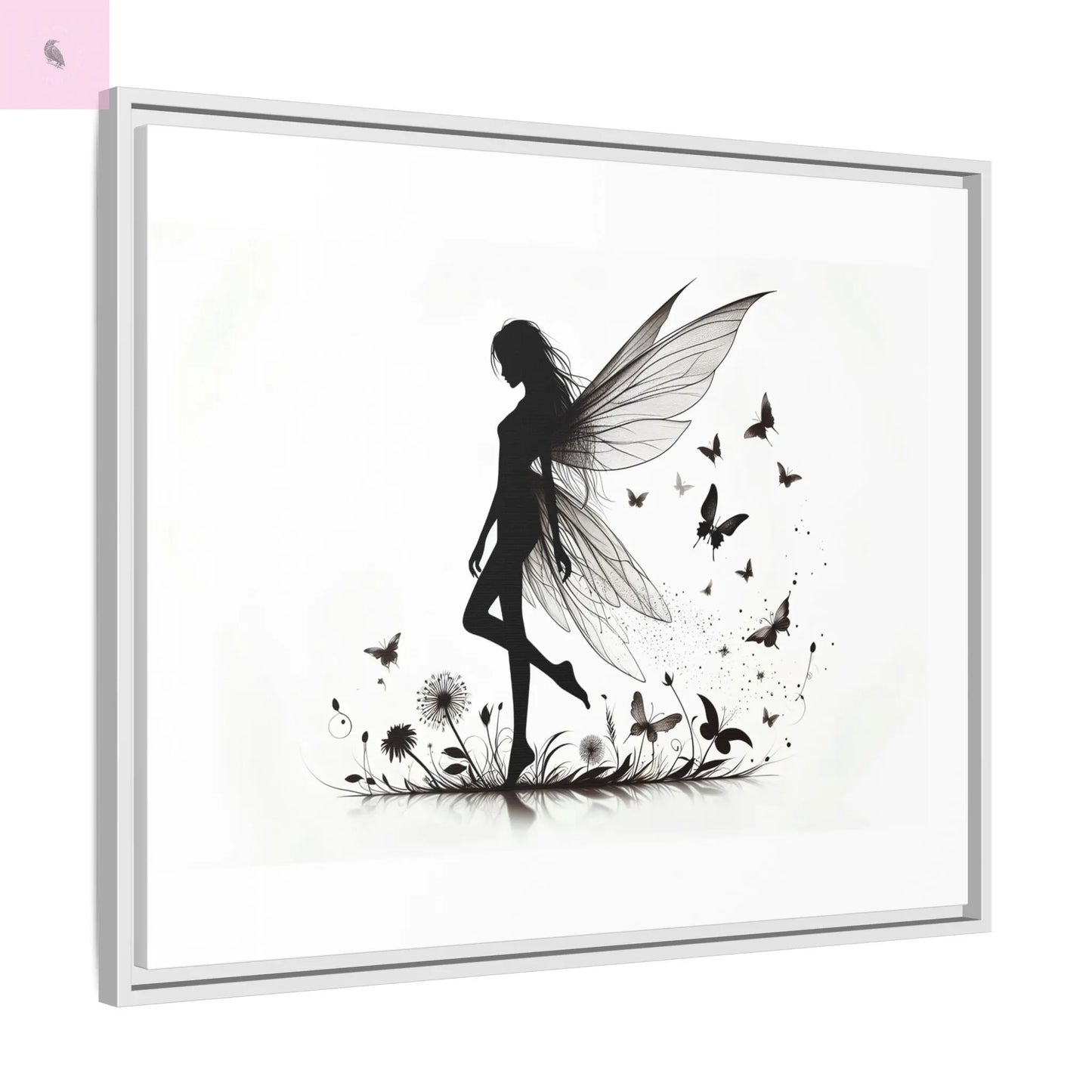 Fairy Canvas Wall Art - The flirty crow