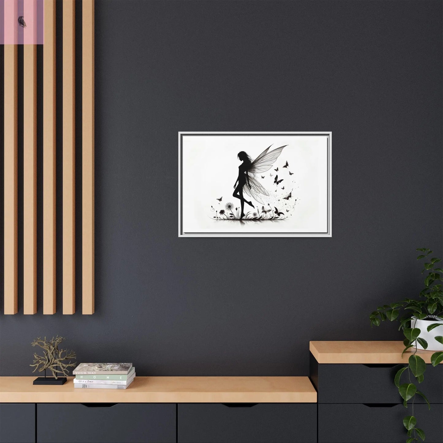 Fairy Canvas Wall Art - The flirty crow