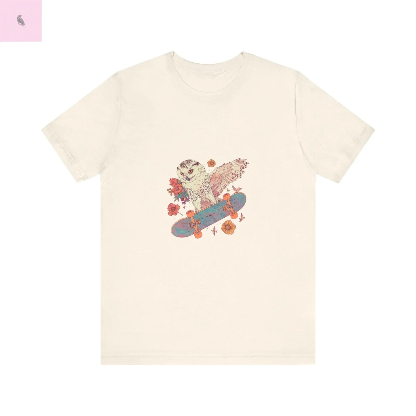 Skateboarding Owl Lovers Tee The flirty crow