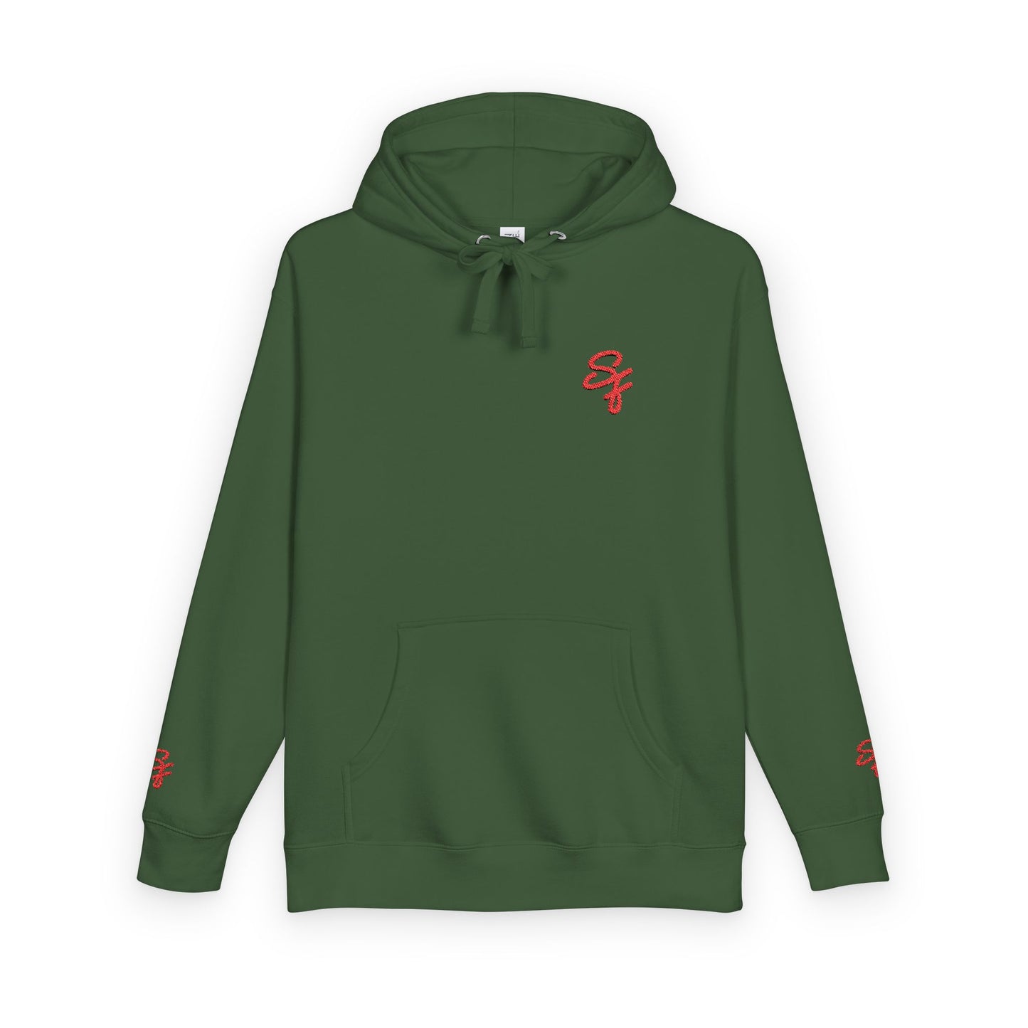 Embroidered 49er Fan Fleece Hoodie  SF Fan Unisex Pullover