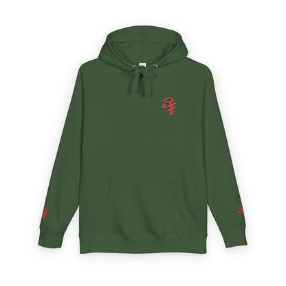 Embroidered 49er Fan Fleece Hoodie  SF Fan Unisex Pullover
