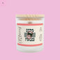 Zero Fucks Candle - 11oz Frosted Glass - Empowering Soy Wax Scented Candle for Bold Spirits The flirty crow