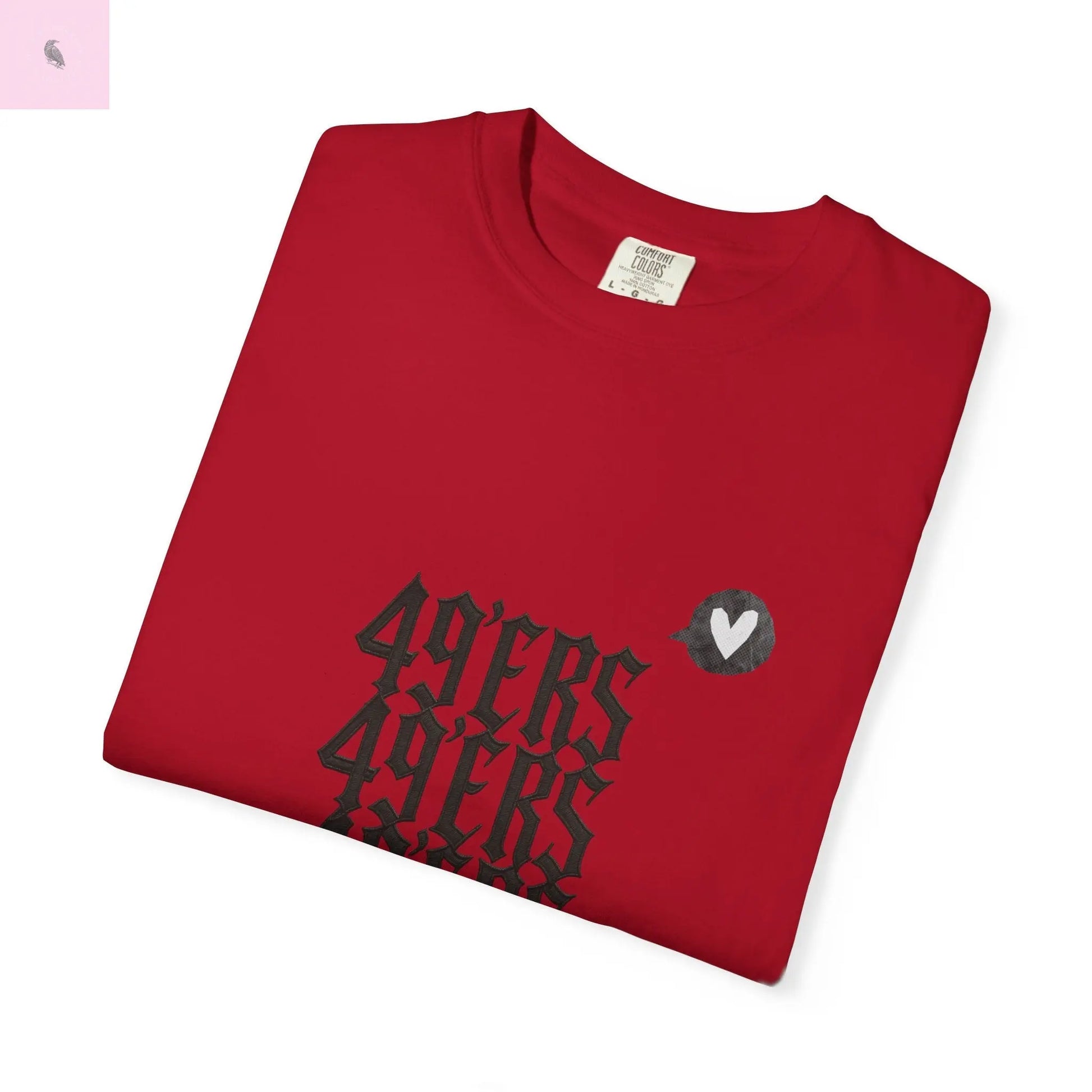Vintage 49ers  Unisex T-Shirt - The flirty crow