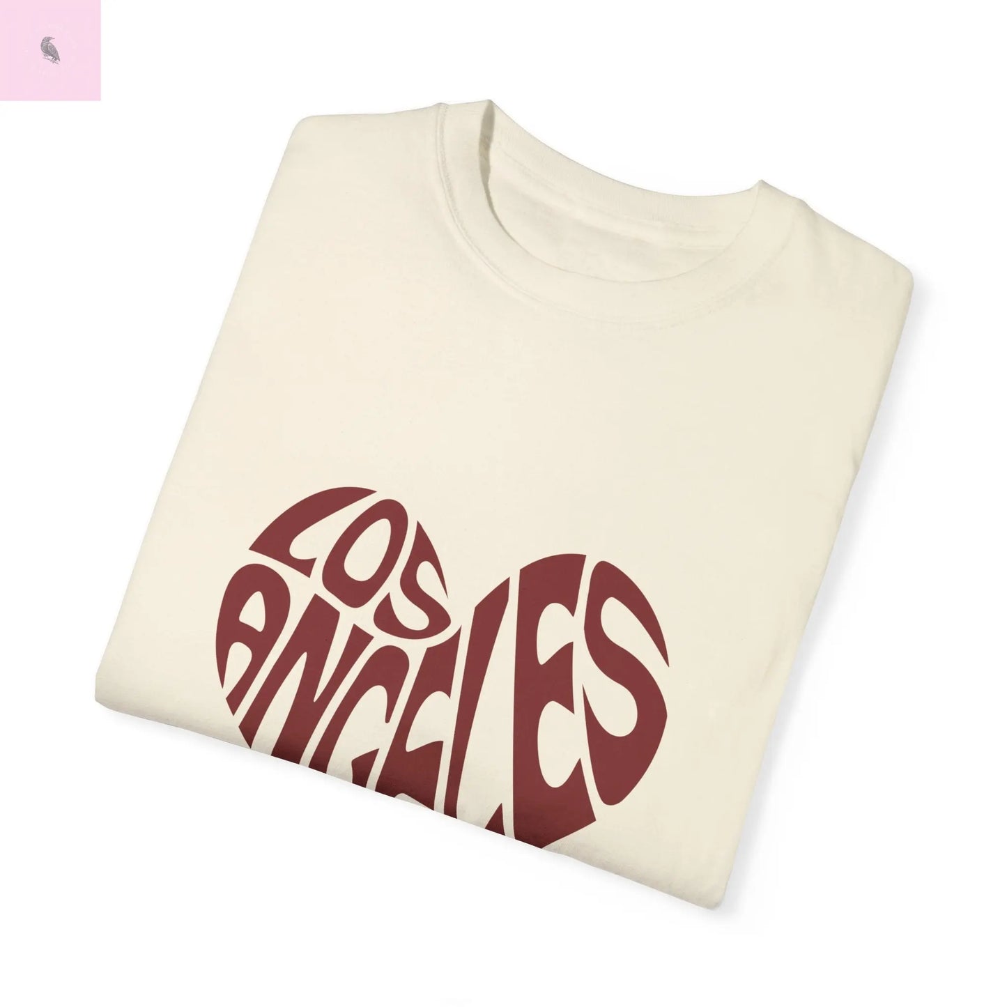 Los Angeles Heart Unisex Custom Colors  T-Shirt the flirty crow