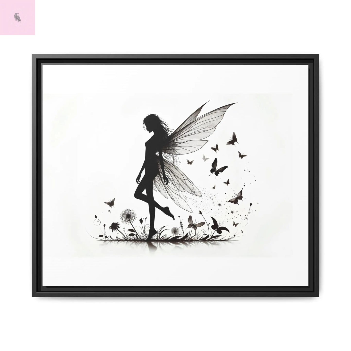 Fairy Canvas Wall Art - The flirty crow