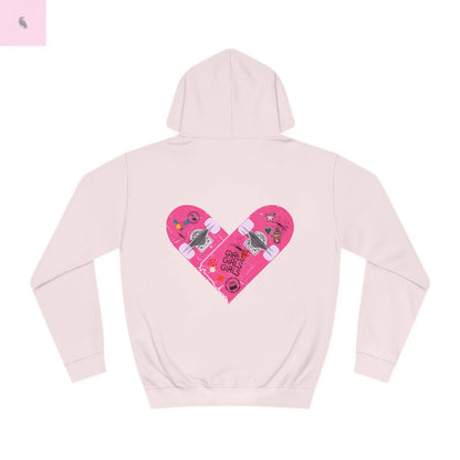 Skateboarding Hoodie - Unisex College Hoodie The flirty crow