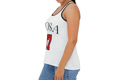 Nick Bosa Tank Top ,Sporty game day tank, Summer Apparel for Niner Fans, Nick Bosa women's tank The flirty crow