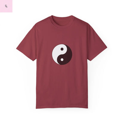Yin Yang Unisex Custom Colors T-Shirt - Comfortable & Stylish Apparel The flirty crow