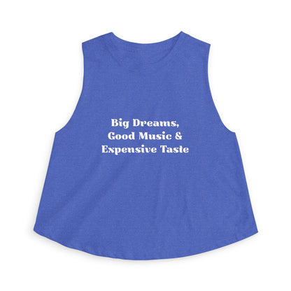 Women's Cropped tank top The flirty crow