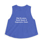 Women's Cropped tank top The flirty crow