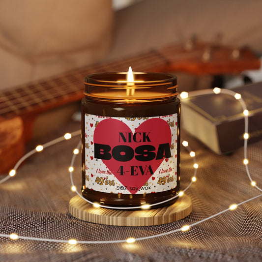 Nick Bosa 49ers Game Day Soy Candle Amber Jar (9oz) The flirty crow