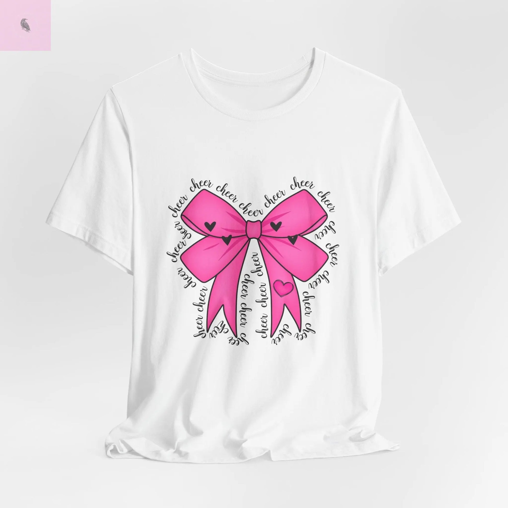 Coquette cheerleader tee, dance, team spirit quality cotton bella+canvas cheer tshirt the flirty crow