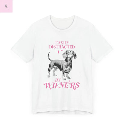 Adorable Short Sleeve Dachshund lovers Tee the flirty crow