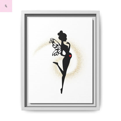 Framed Fairy Art Print - Enchanting Decor for Expecting Mothers, Baby Shower Gift, Elegant Nursery Wall Art, Whimsical Home Accent The flirty crow