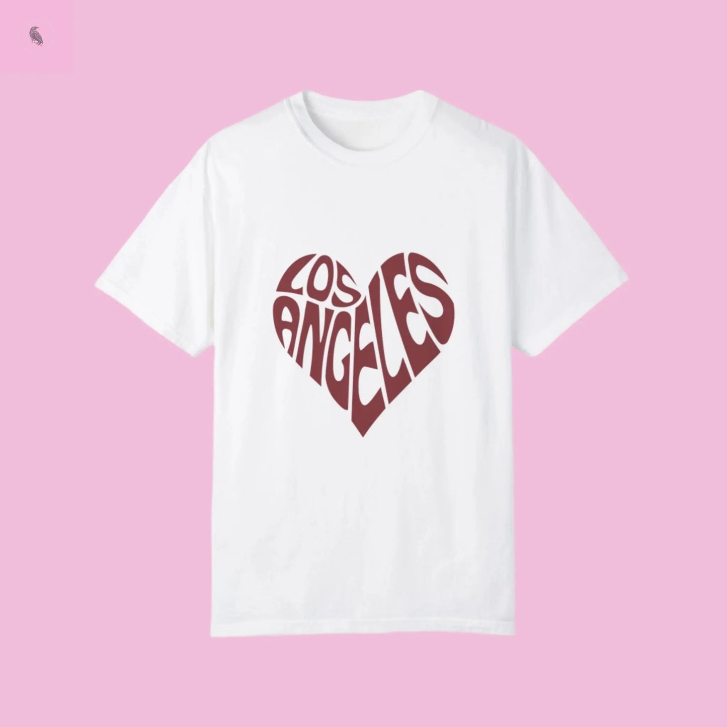 Los Angeles Heart Unisex Custom Colors  T-Shirt the flirty crow