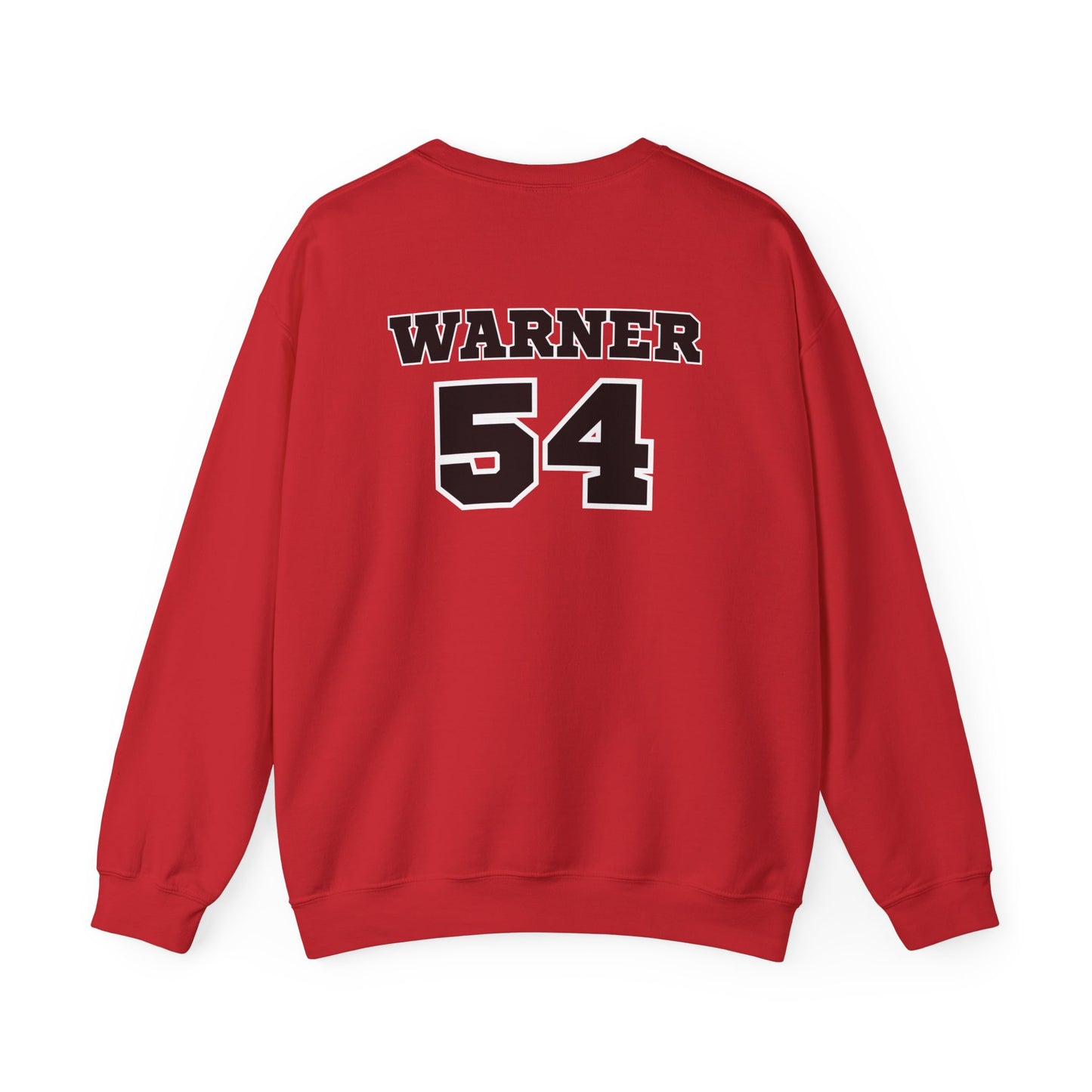 Faithful to the Bay Crewneck Sweatshirt, Personalized 'Warner 54' Team-Style Pullover