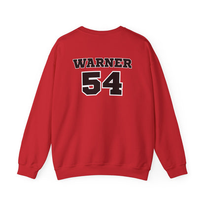 Faithful to the Bay Crewneck Sweatshirt, Personalized 'Warner 54' Team-Style Pullover