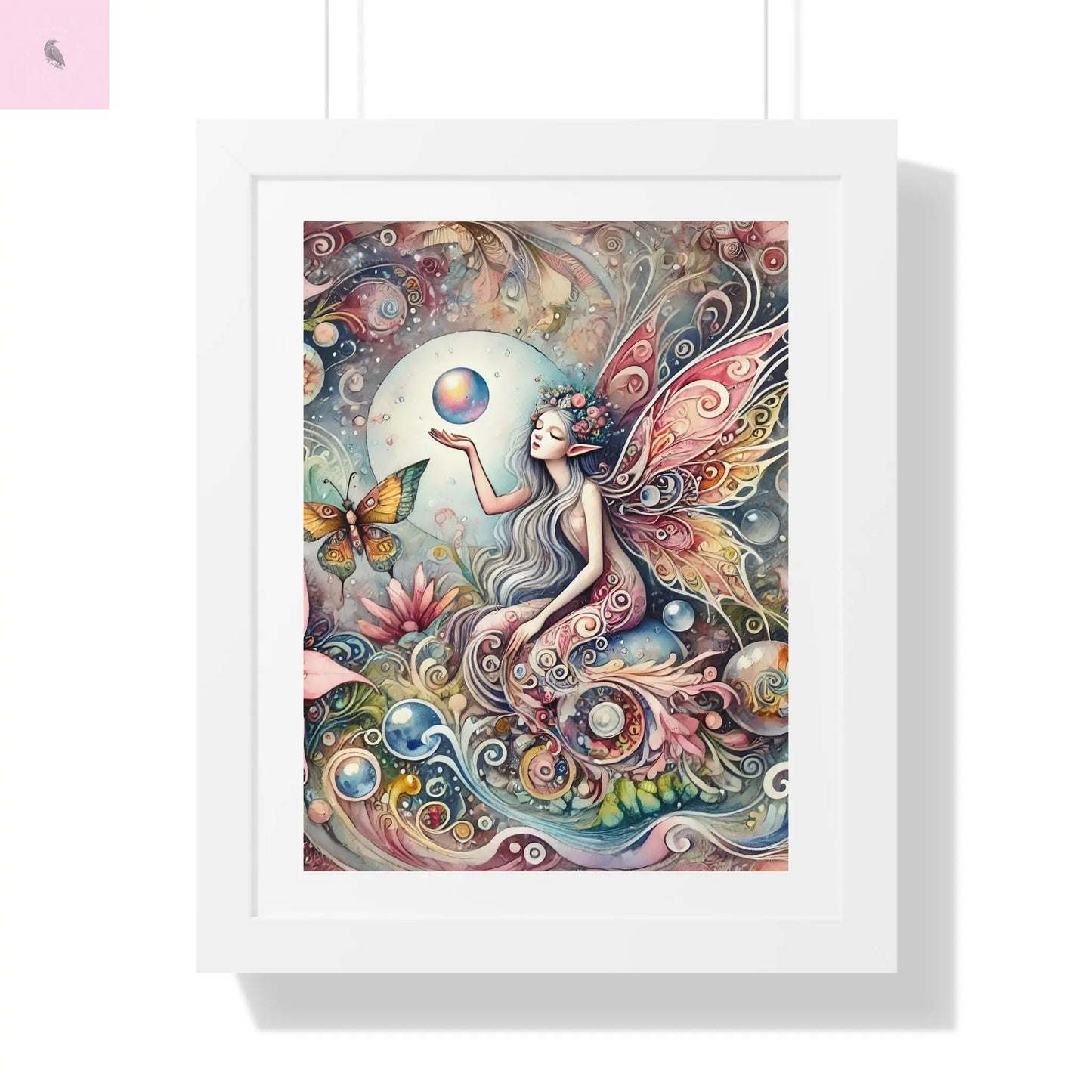 Mystical Fairy framed wall art. - The flirty crow