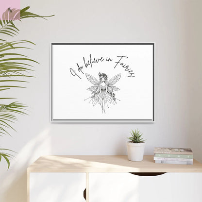Fairies Canvas, Framed (Multi-color) - The flirty crow