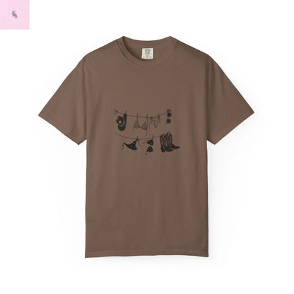 Cowgirl Summer Unisex Tee, Comfort Colors Beach Top, cowgirl style,Gift for Her, Vacation vibes, beach lover tee The flirty crow