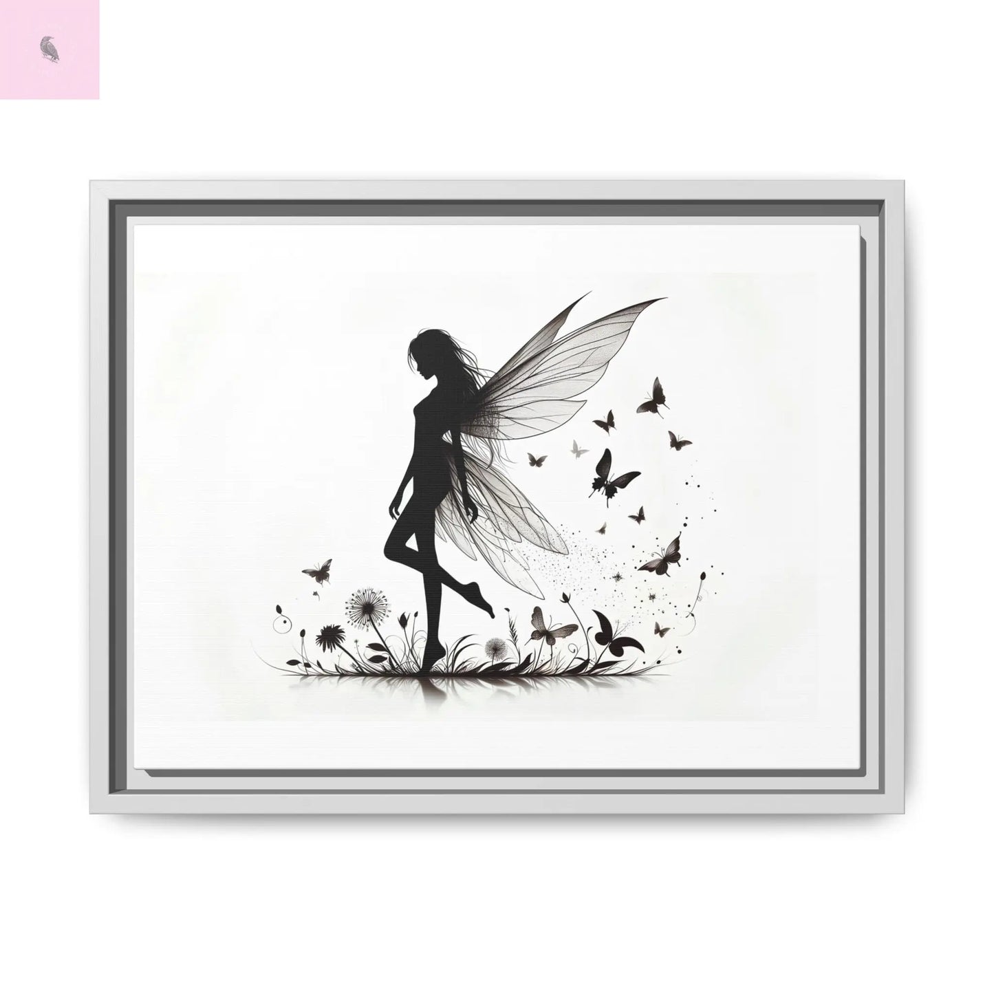 Fairy Canvas Wall Art - The flirty crow