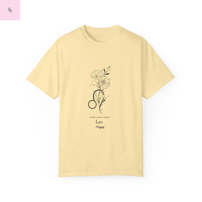 Leo birth flower T-Shirt for Astrology Lovers Printify