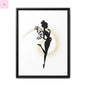 Framed Fairy Art Print - Enchanting Decor for Expecting Mothers, Baby Shower Gift, Elegant Nursery Wall Art, Whimsical Home Accent The flirty crow