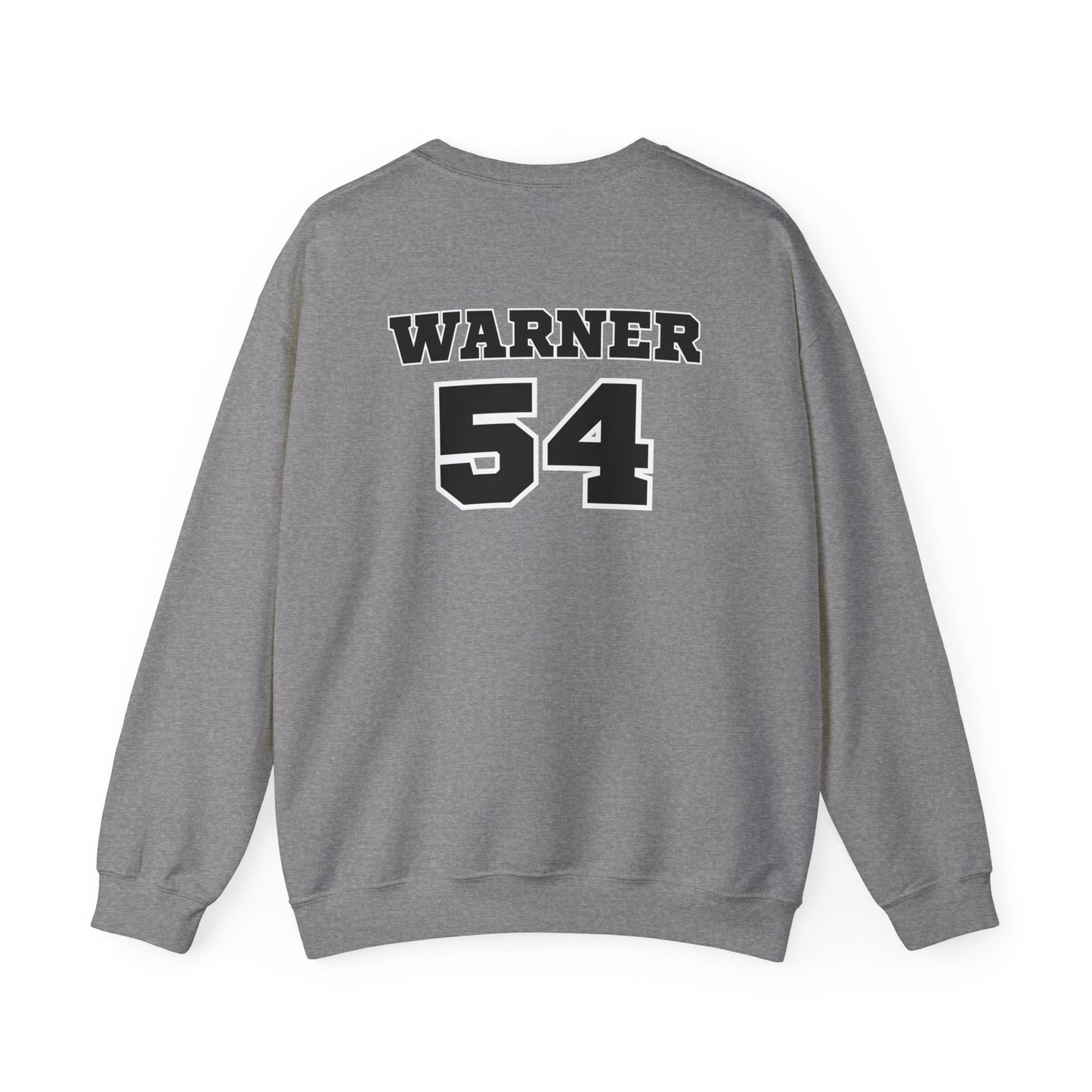 Faithful to the Bay Crewneck Sweatshirt, Personalized 'Warner 54' Team-Style Pullover