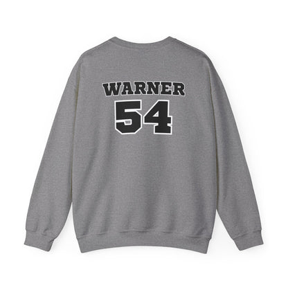 Faithful to the Bay Crewneck Sweatshirt, Personalized 'Warner 54' Team-Style Pullover