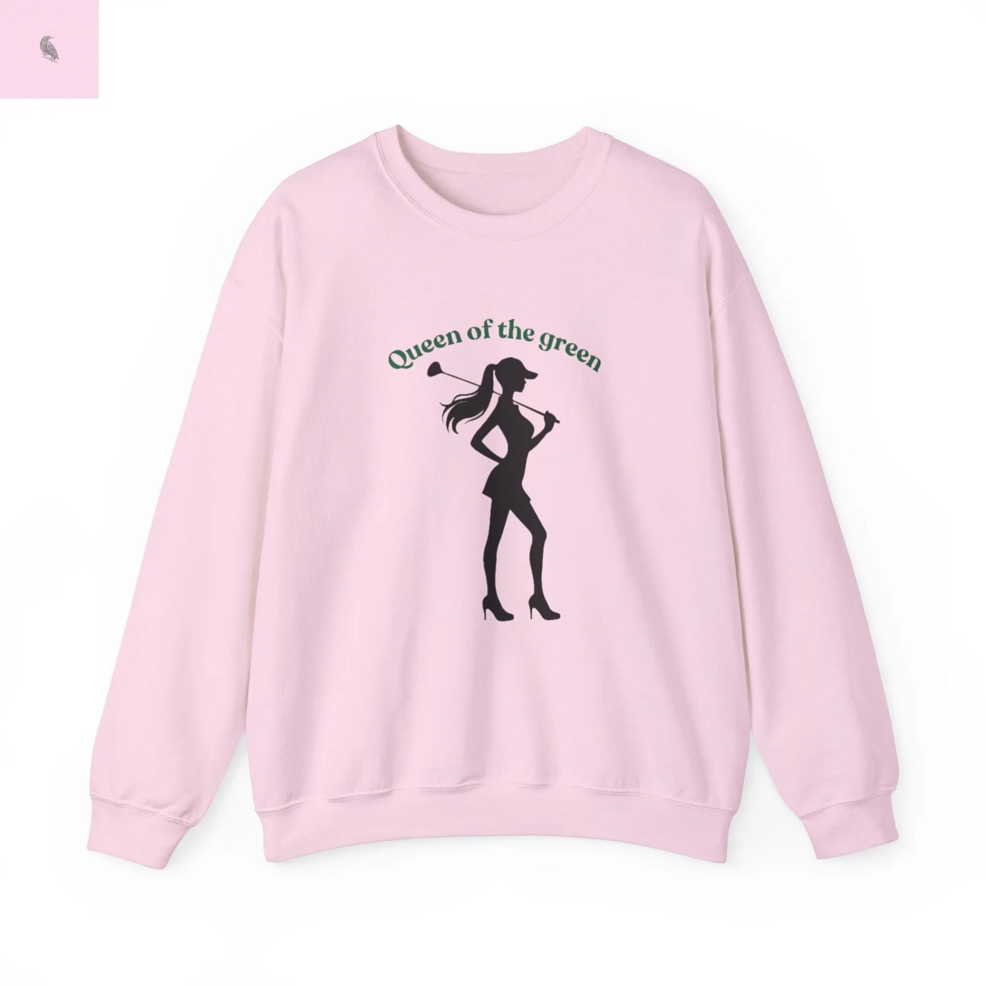 Golf Girl Unisex Sweatshirt, Golf Lovers Gift, Quality Cotton, Cute Sporty Design, Comfortable, Golf Apparel, Golf Clothing, Golf Tee, Golf the flirty crow