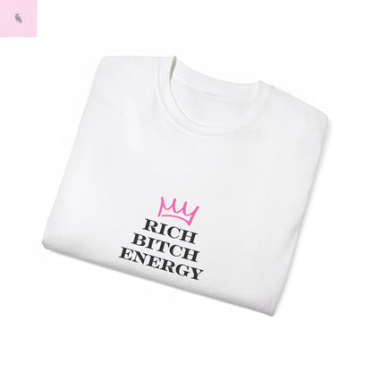 Graphic Tee - Rich Bitch Energy Unisex Ultra Cotton Tee The flirty crow