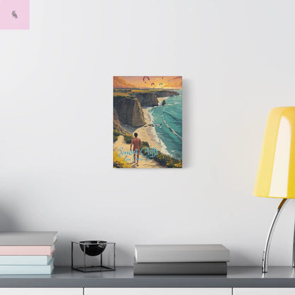 Stretched Canvas Wall Art, Sunset Cliffs San Diego Decor, Beach Wall Art, Coastal Art for Home, Travel Gift, Vacation Decor Printify
