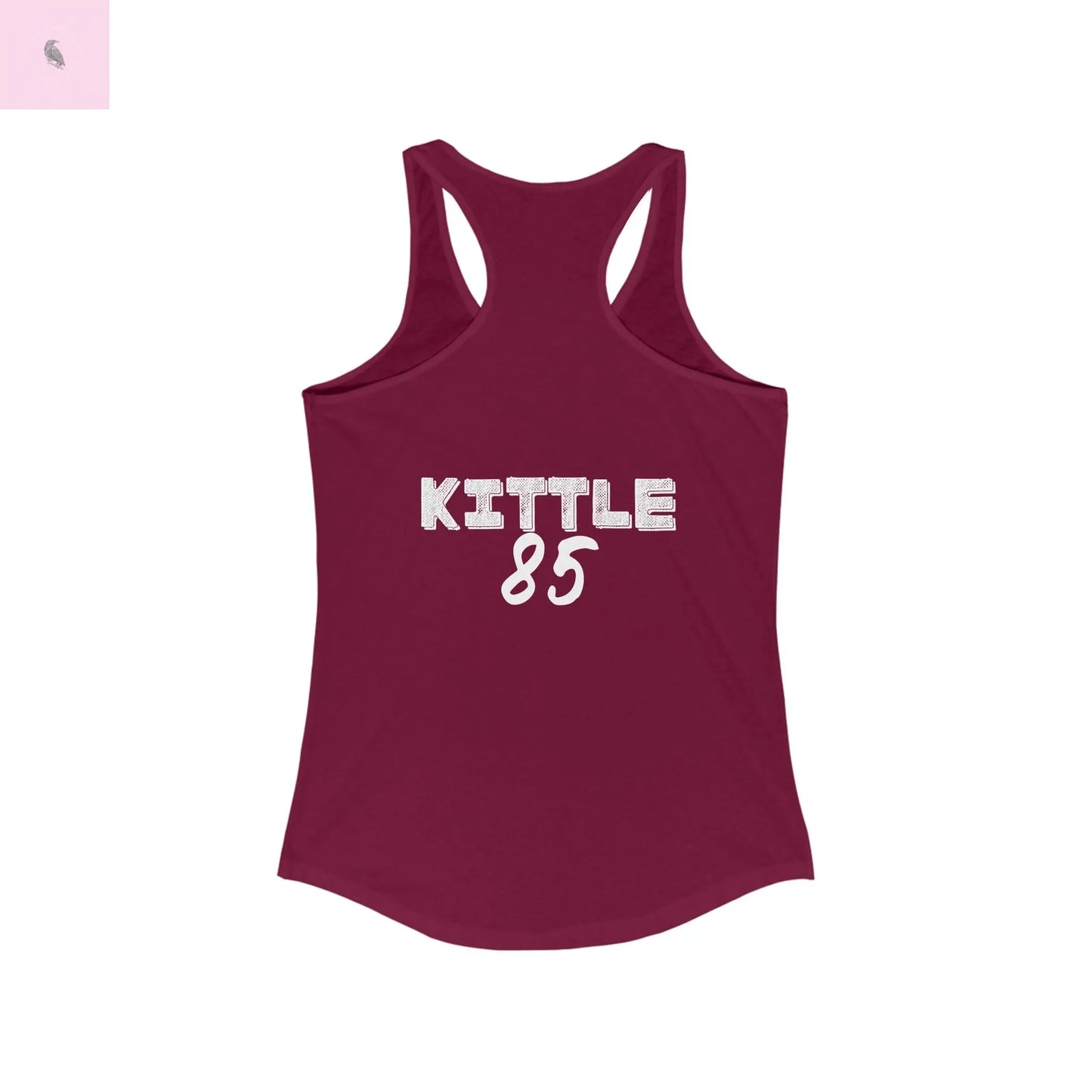 49er Fans George Kittle Women's Racerback Tank The flirty crow