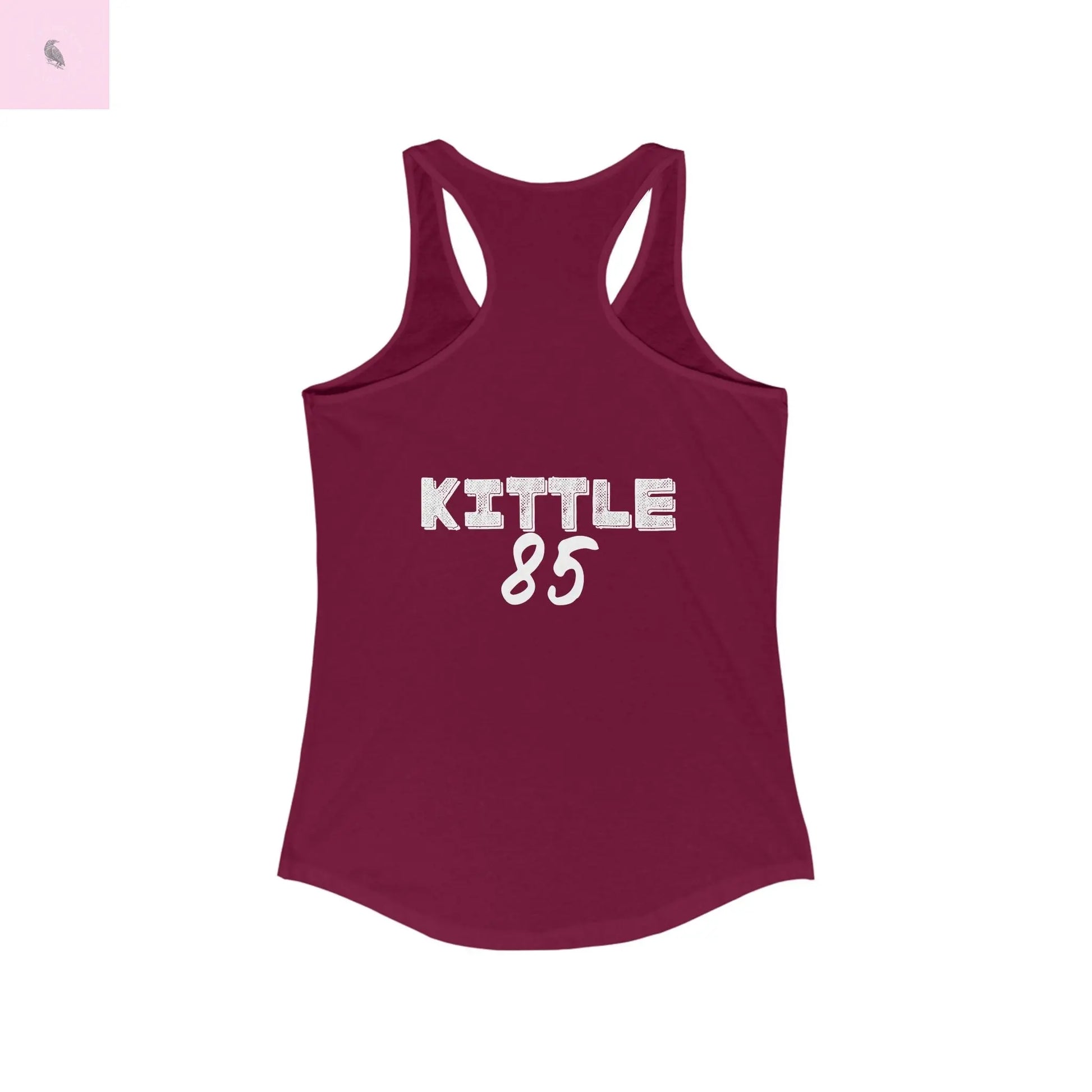 49er Fans George Kittle Women's Racerback Tank The flirty crow