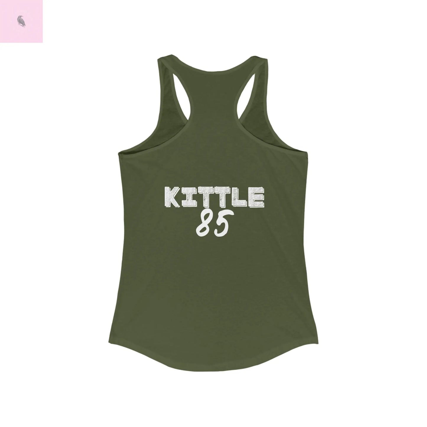 49er Fans George Kittle Women's Racerback Tank The flirty crow