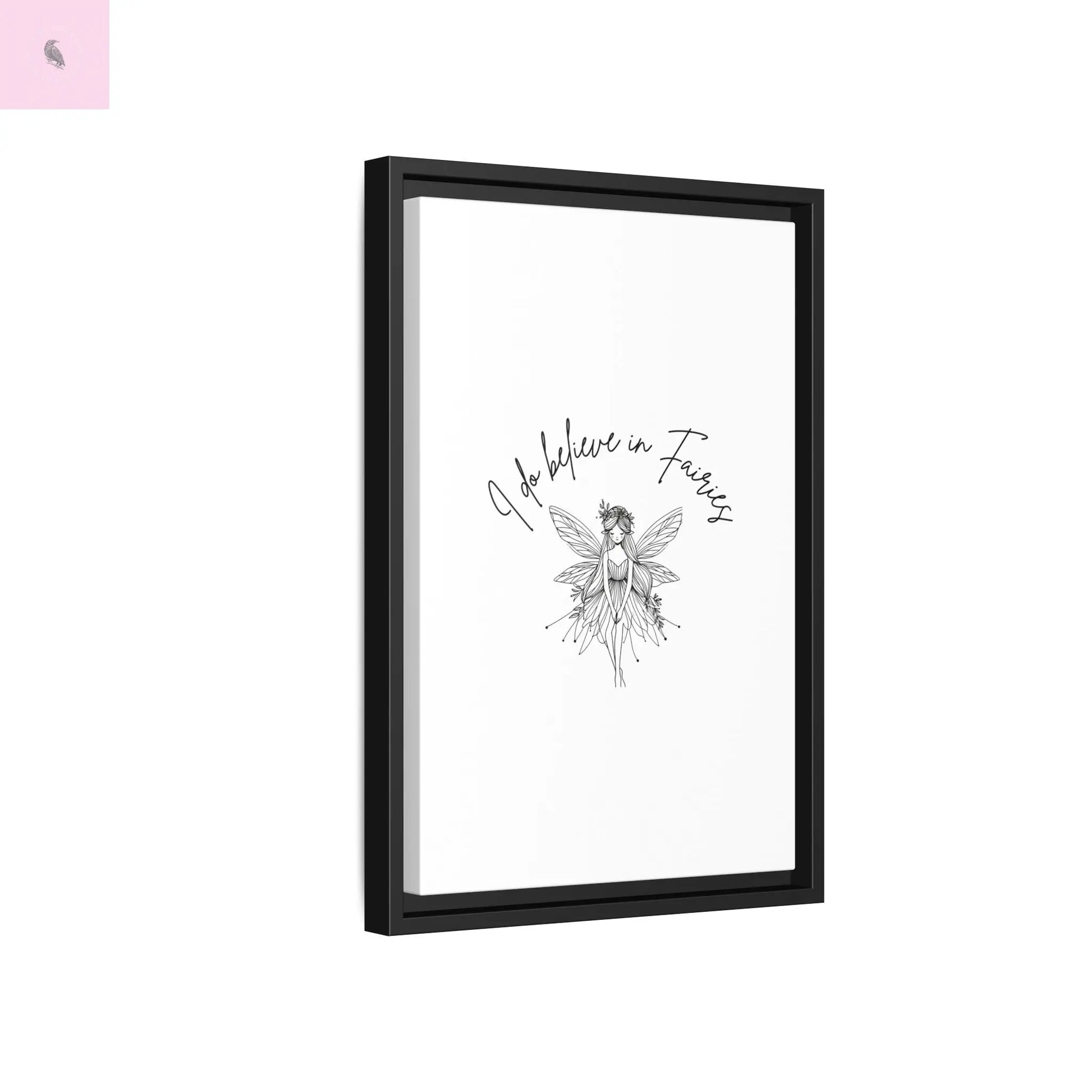 Fairies Canvas, Framed (Multi-color) - The flirty crow