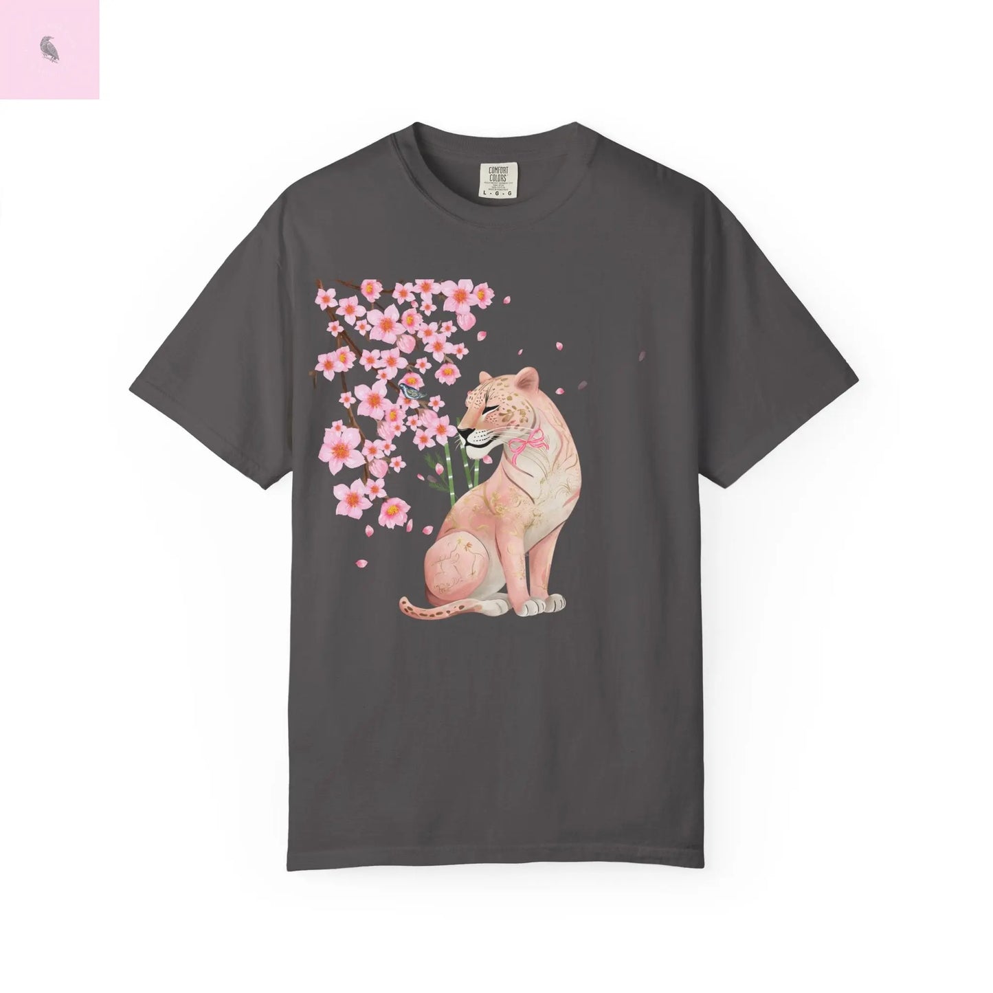Chinoiserie Leopard T-shirt The flirty crow