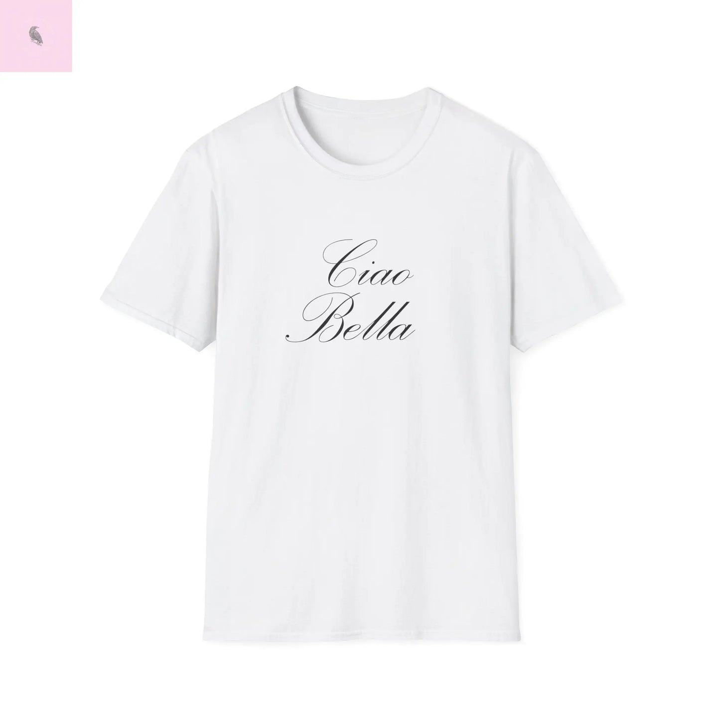 Ciao Bella Italy lovers  Softstyle T-Shirt the flirty crow