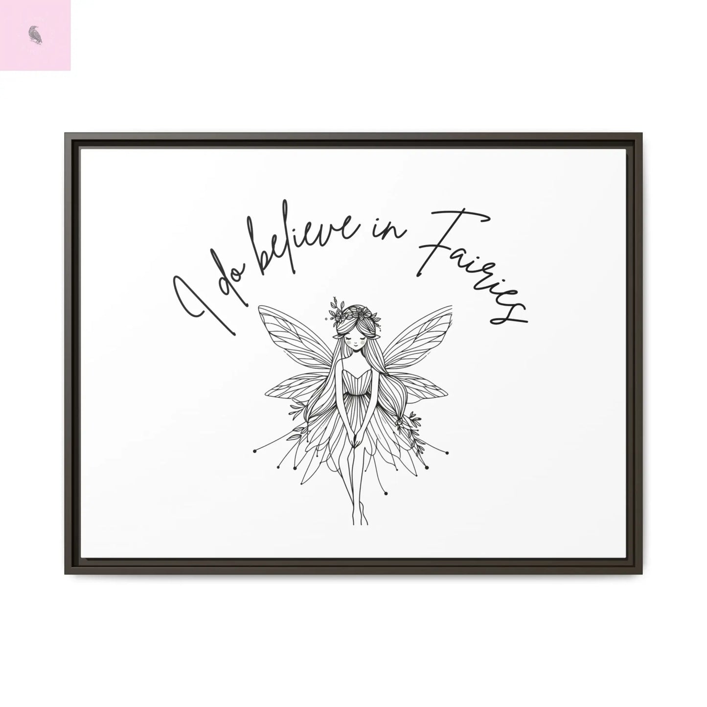 Fairies Canvas, Framed (Multi-color) - The flirty crow